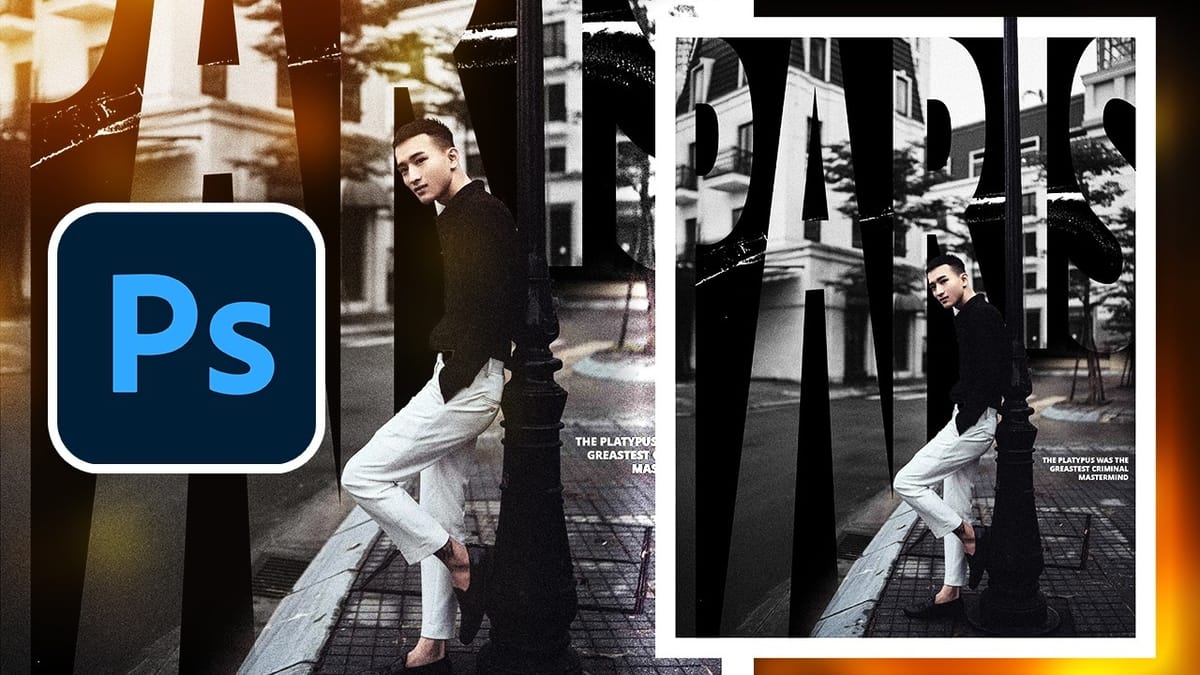 Create a Vintage Paris Poster Design in Photoshop