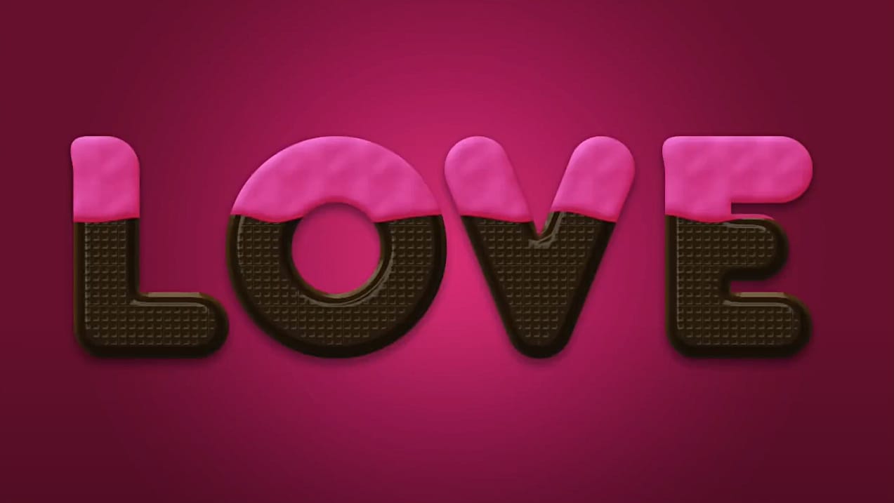 How to Create Chocolate Text in Photoshop