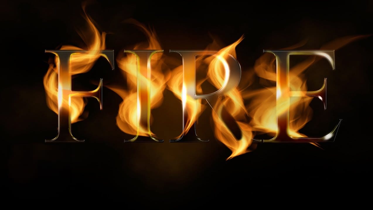 Realistic Fire Text Effect In Photoshop