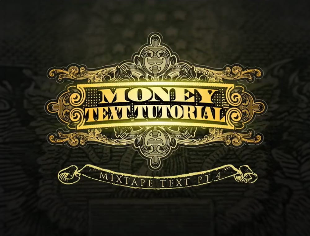 Money Style Lettering in Photoshop