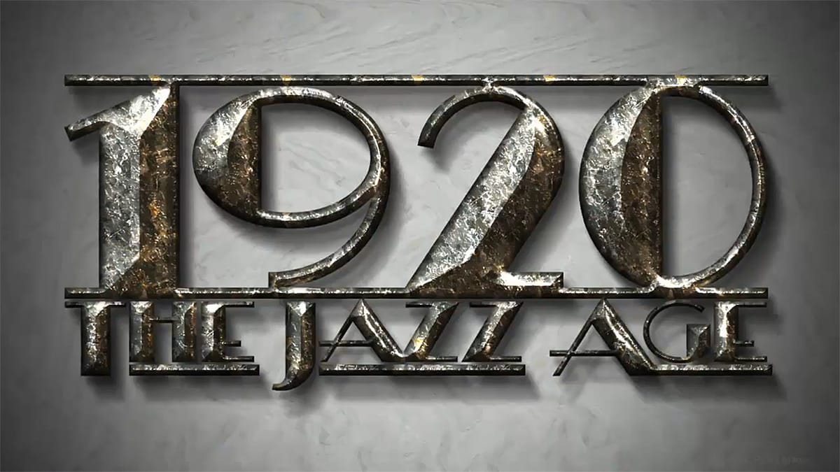 How to Make a 1920s, Jazz Age, Title Design from Scratch