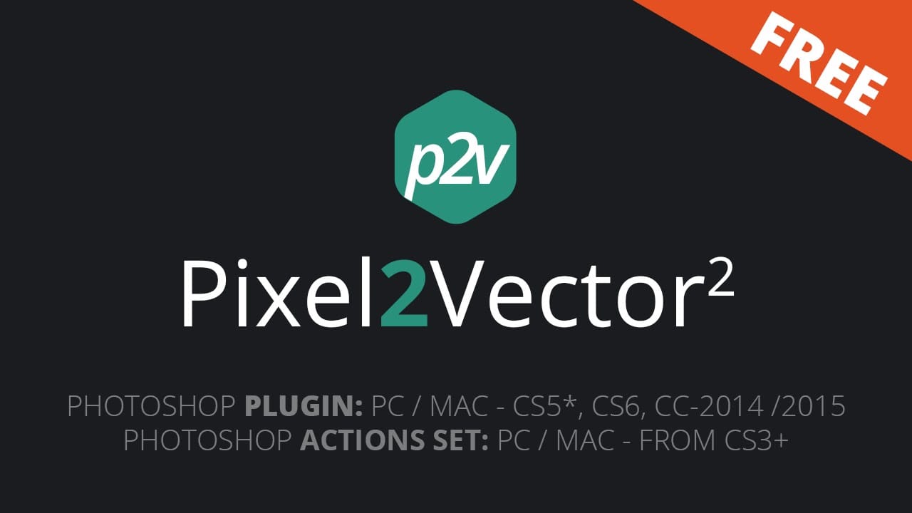 Pixel to vector converter free Photoshop Plugin