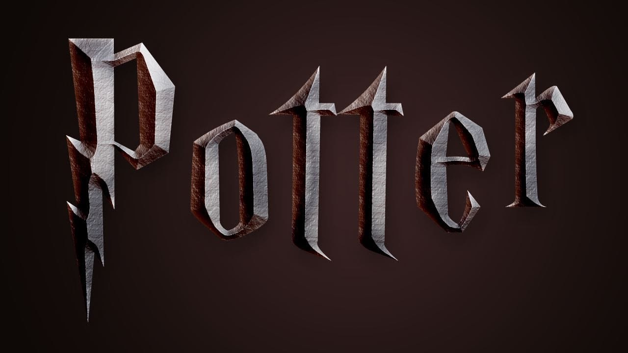 Harry Potter Style Text Effect in Photoshop