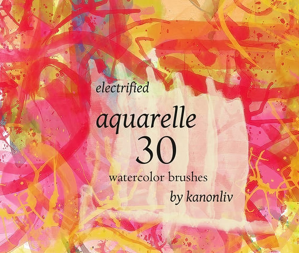 Electrified aquarelle brushes