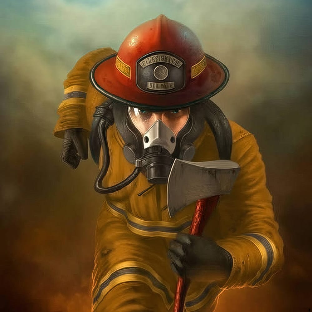 Create an Awesome Firefighter in Action Painting Using Photoshop