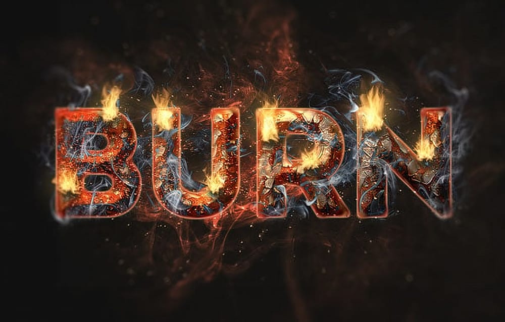 Create a Fire and Rust Text Effect in Photoshop