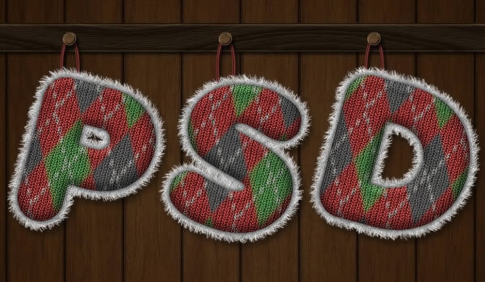 Create a Knitted Text Effect in Photoshop