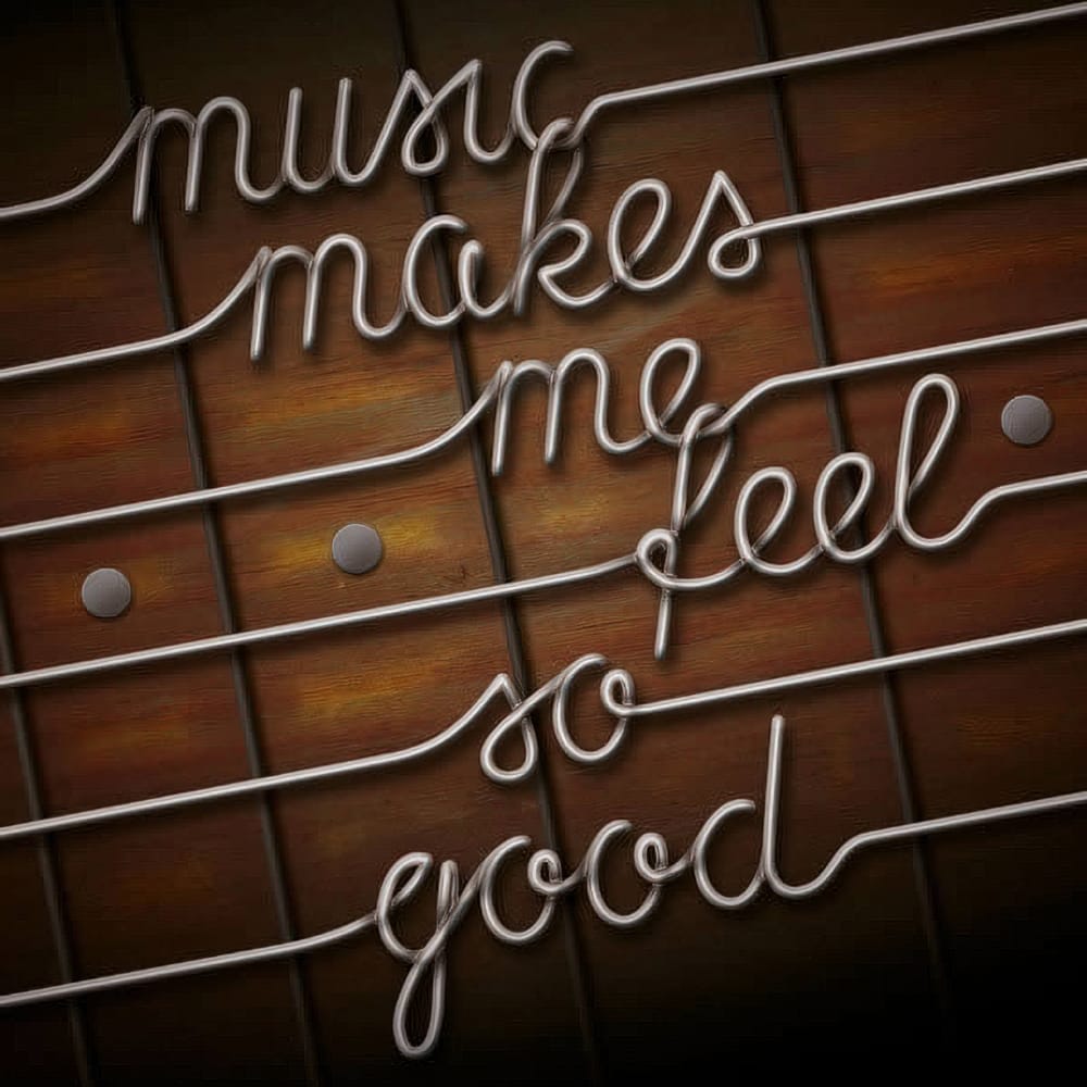 Use Photoshop and Illustrator to Create Guitar String Typography