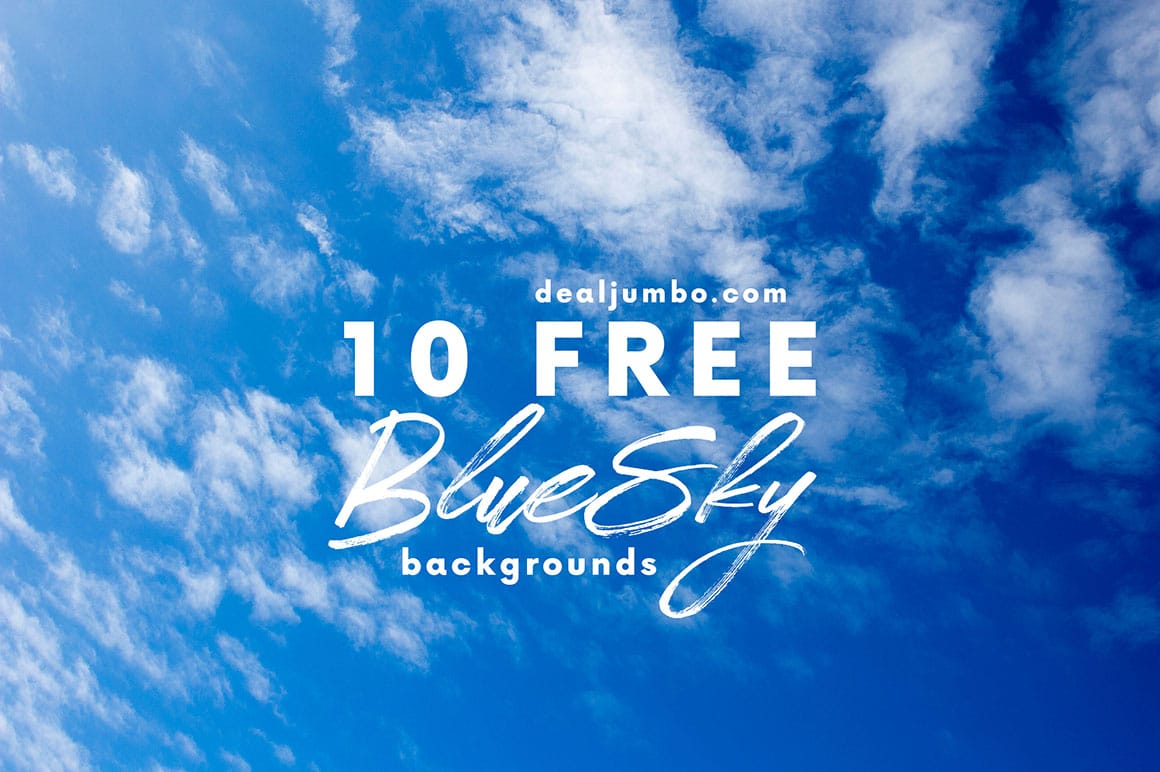 10 free blue sky backgrounds