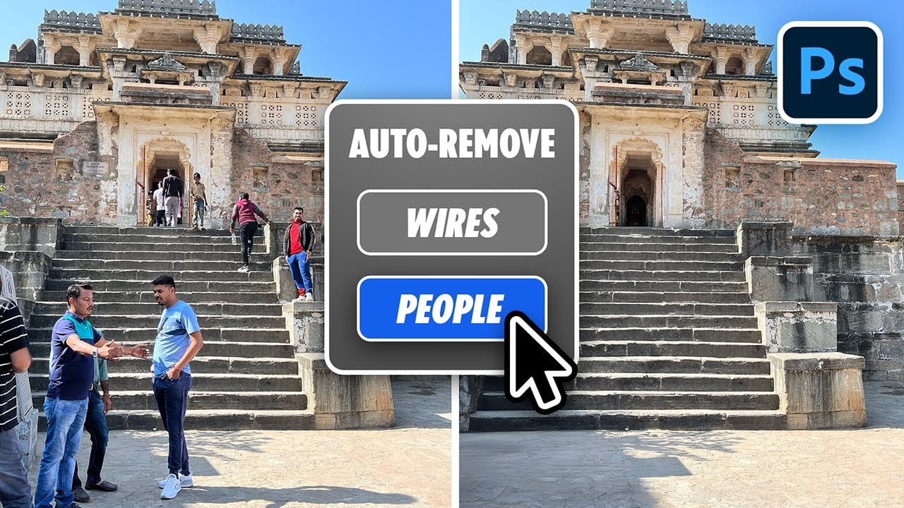 Remove All Distractions From a Photo in One Click using Adobe Photoshop