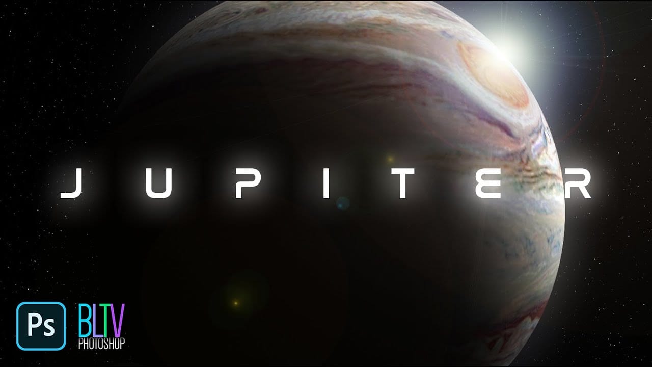 Create a Photorealistic Planet Jupiter in Deep Space Image in Photoshop.