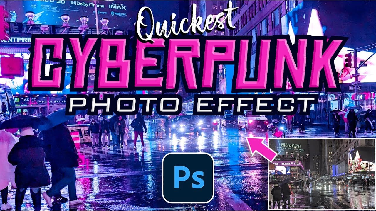 Create a Retro Cyberpunk Photo Effect in Photoshop