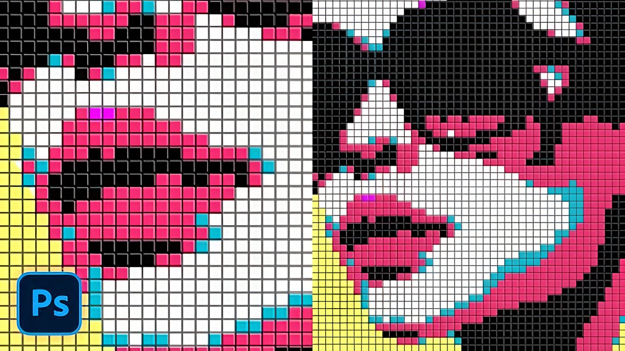 Creating a Colorful Pixelated Effect in Photoshop