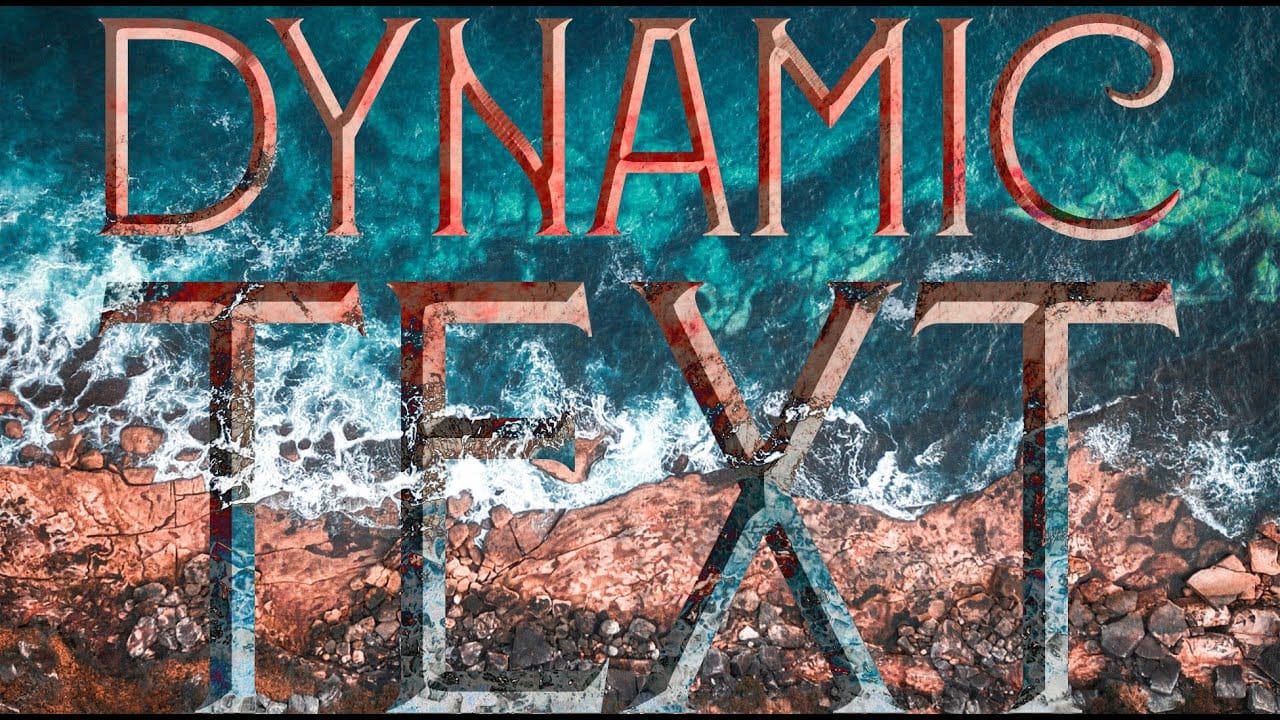 Photoshop Dynamic Text Feature Tutorial: Auto-Fitting Typography Design