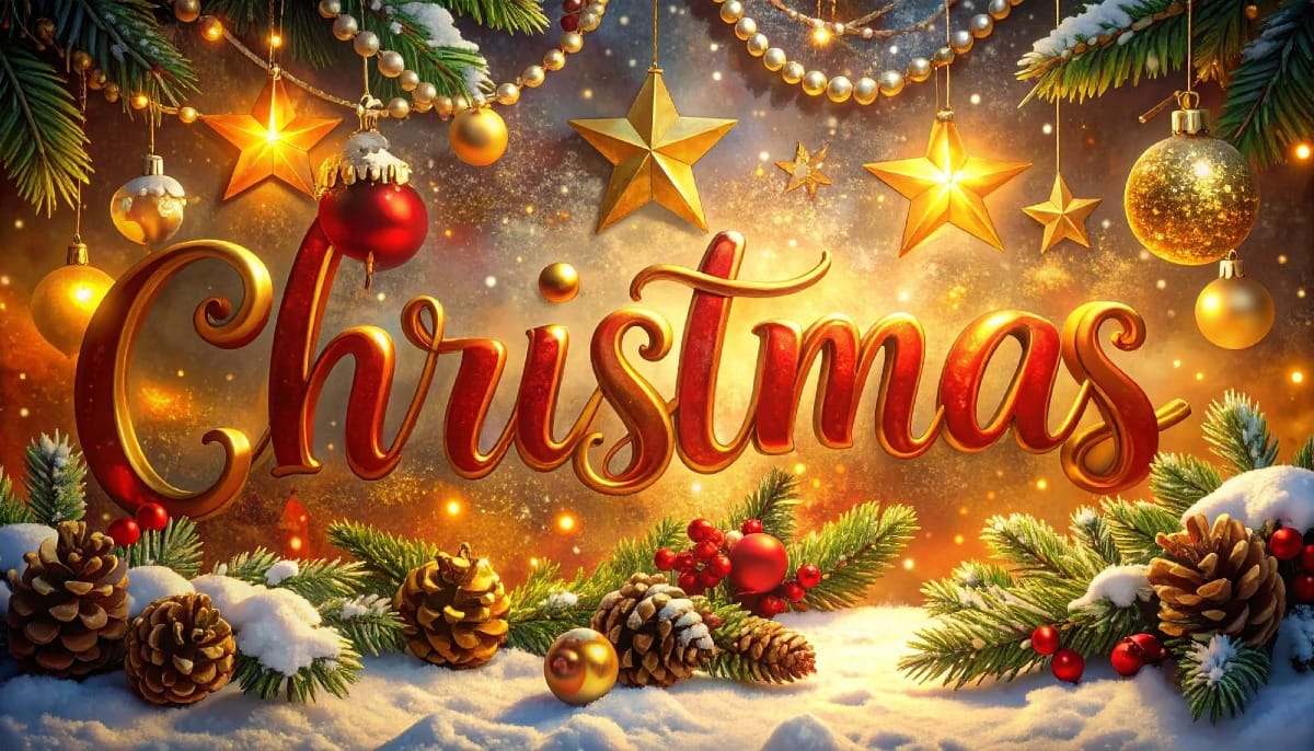 Create Colorful and Decorative Christmas Text Effects in Photoshop