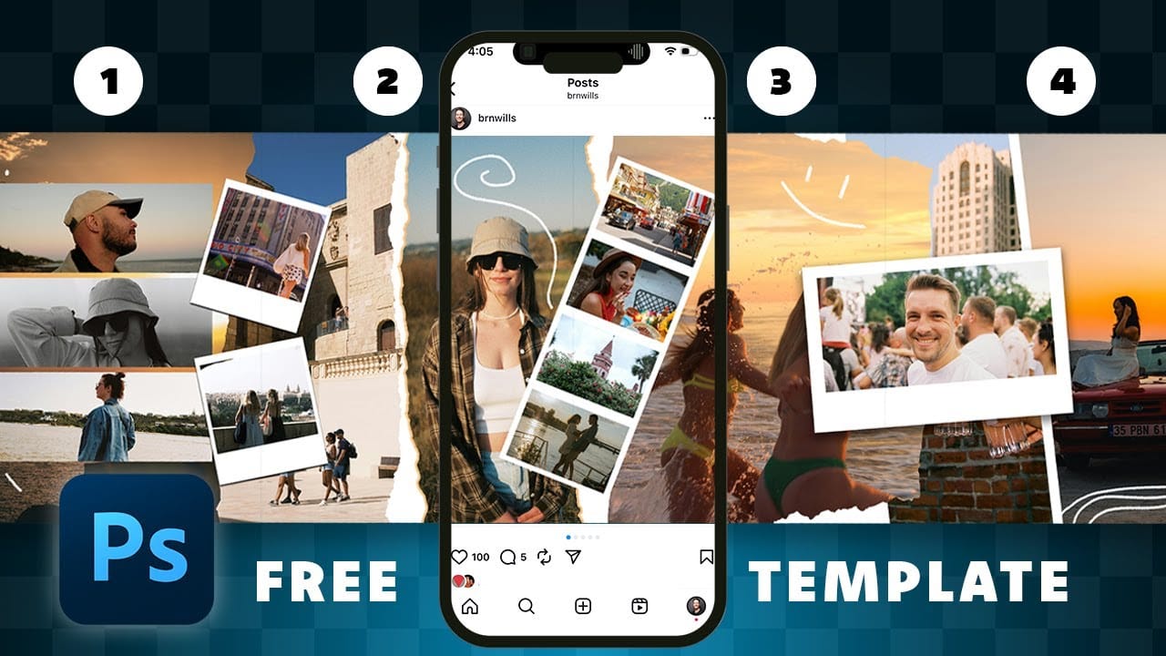 How to Create Digital Scrapbook Carousels in Photoshop