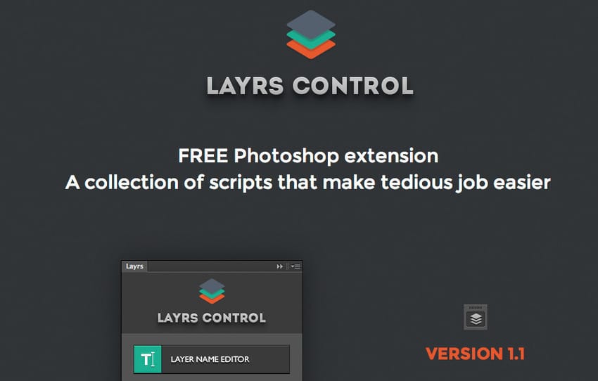 Free Photoshop Extension: Layrs Control 2