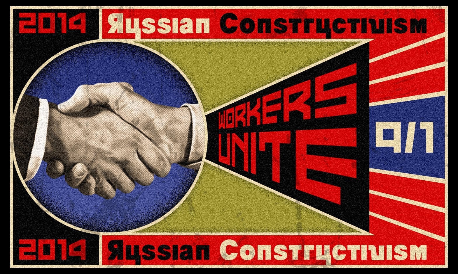 Create a Vintage, Russian Constructivist Poster in Photoshop