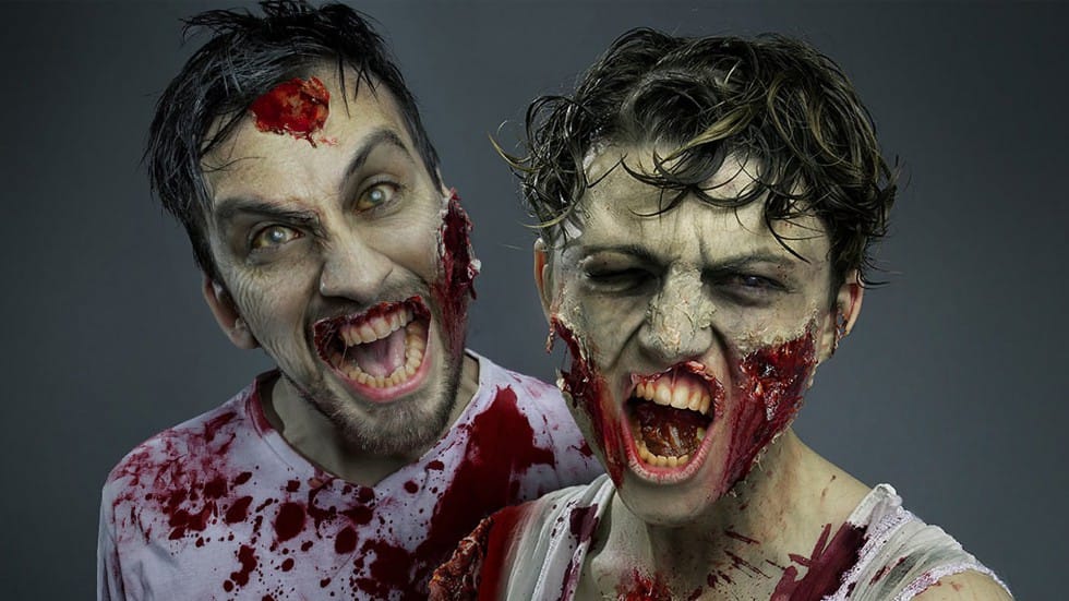 Gruesome Zombie Special FX Makeup in Photoshop