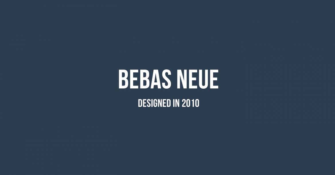 Bebas Neue Free Font