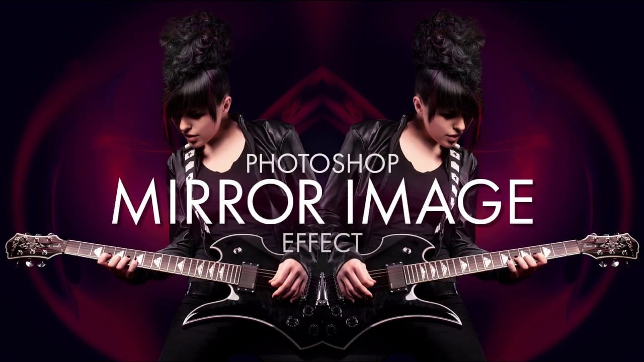 Create a mirror image photo effect in Photoshop