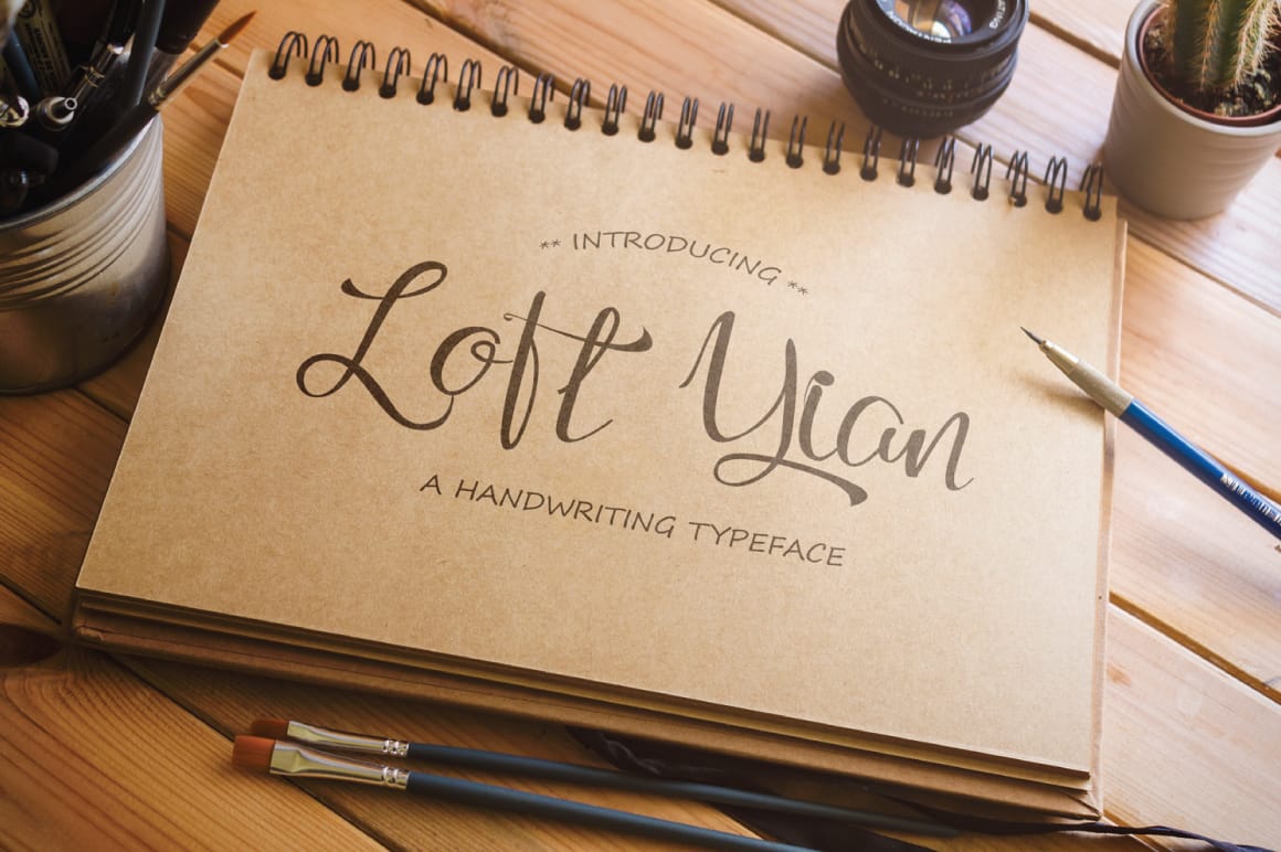 Download Loft Yian Script free font