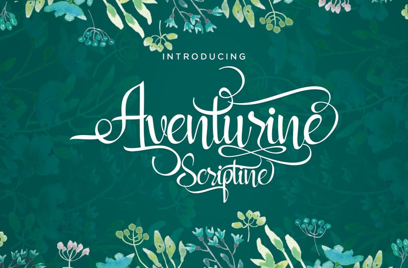 Download Aventurine Scriptine Free Font