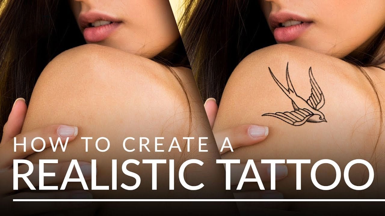 Create a realistic tattoo out of any design in Photoshop