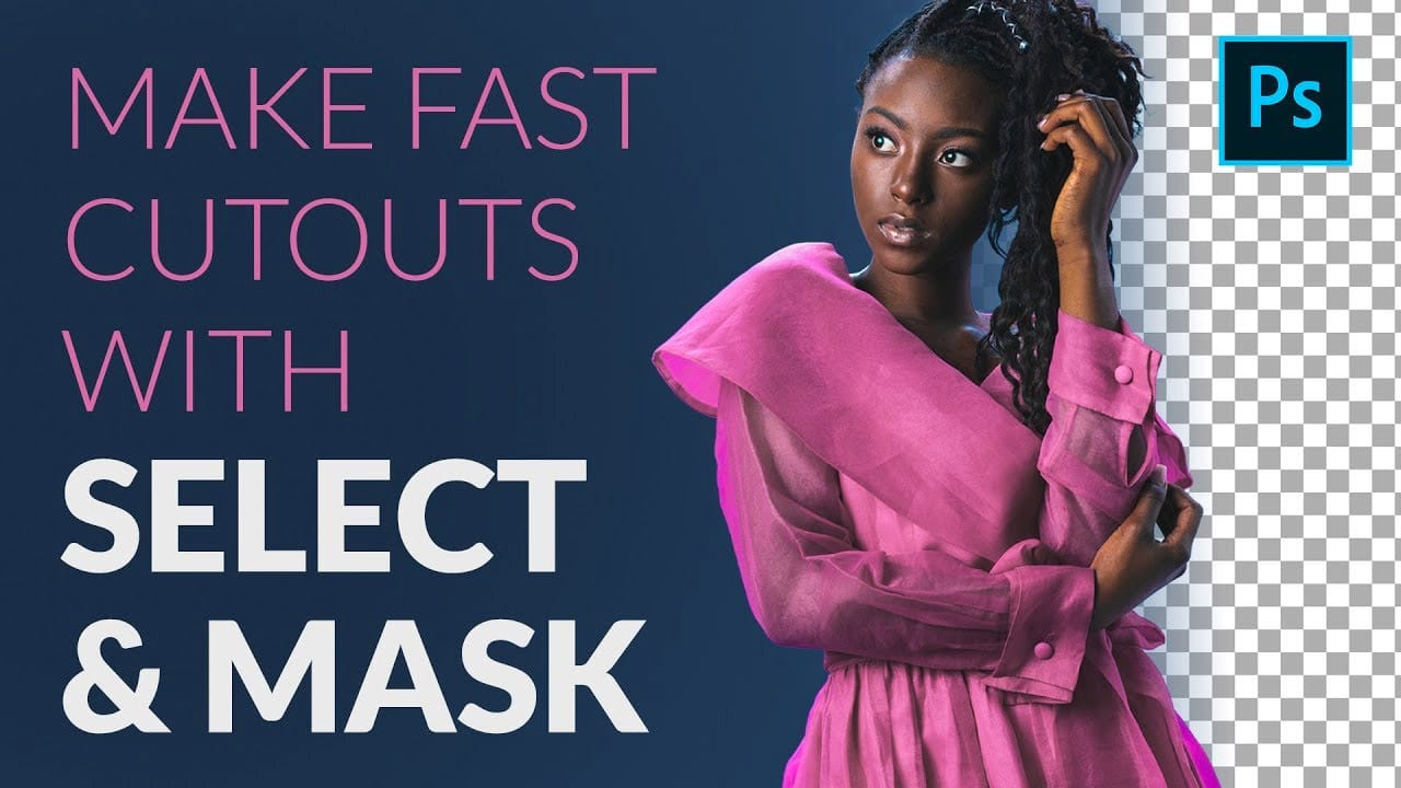 How to Cut Out a Person fast with Select & Mask in Photoshop