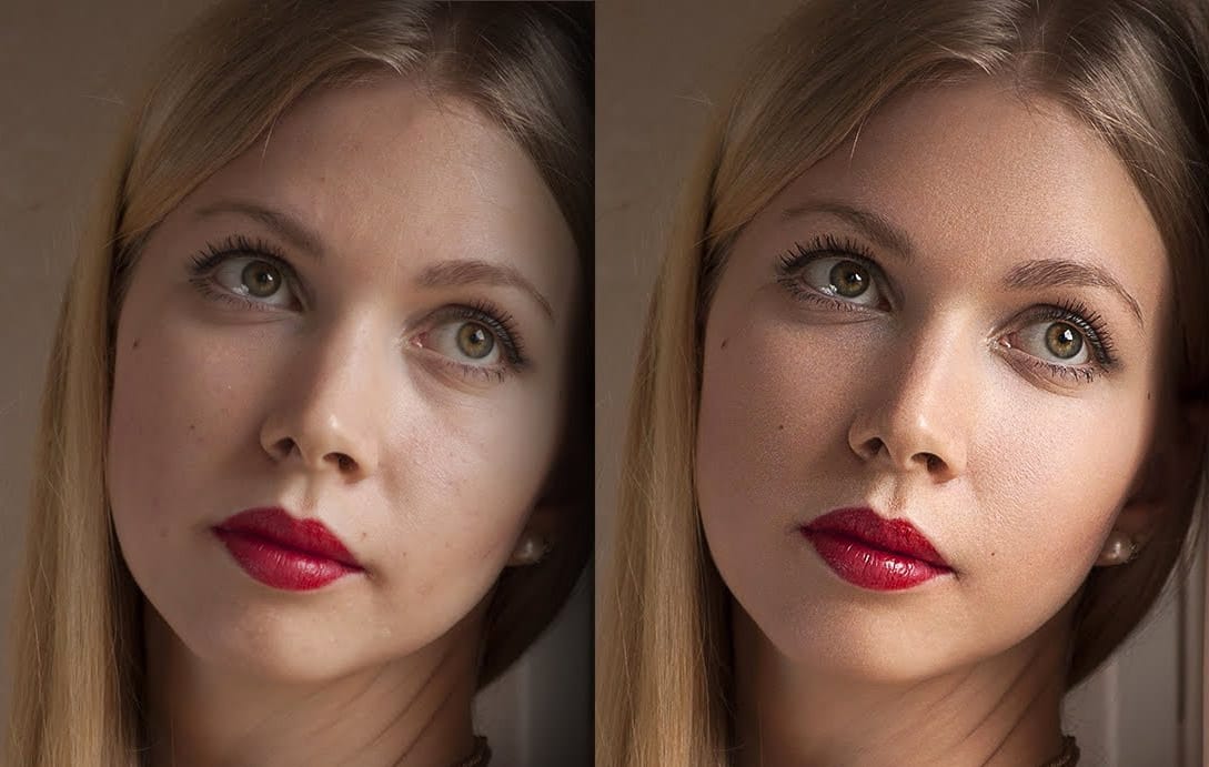 High-end skin retouching with just 2 layers in Photoshop