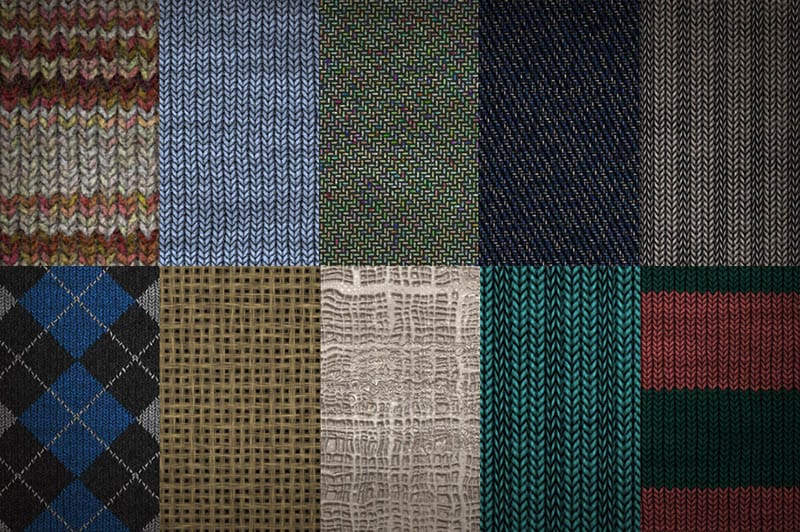 10 Digital Tileable Fabrics Textures