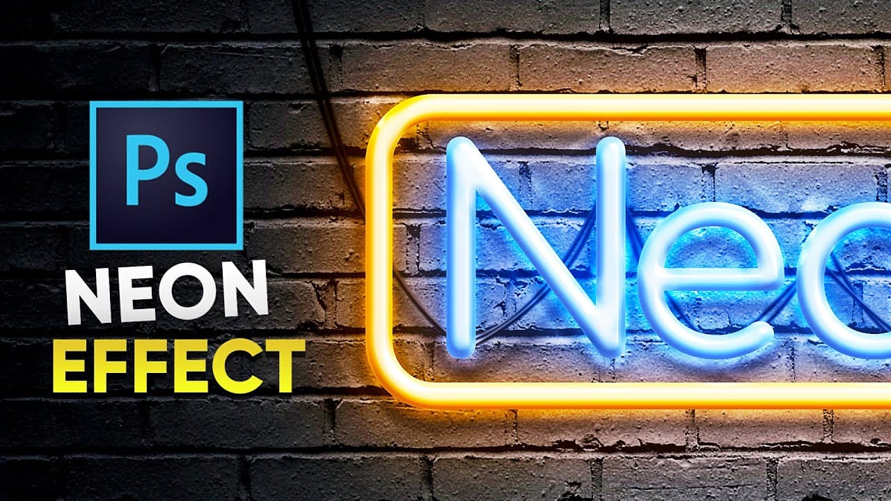 Create a Realistic Neon Sign Text Effect in Photoshop