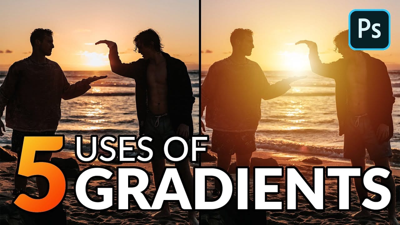 5 Beautiful Effects with Gradients: Sun Flare, Light Rays & Background Coloring