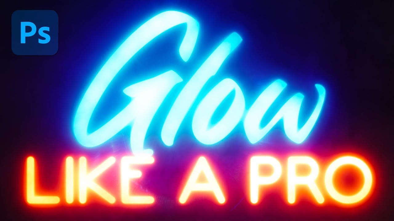 Glowing Text Effect in  Photoshop