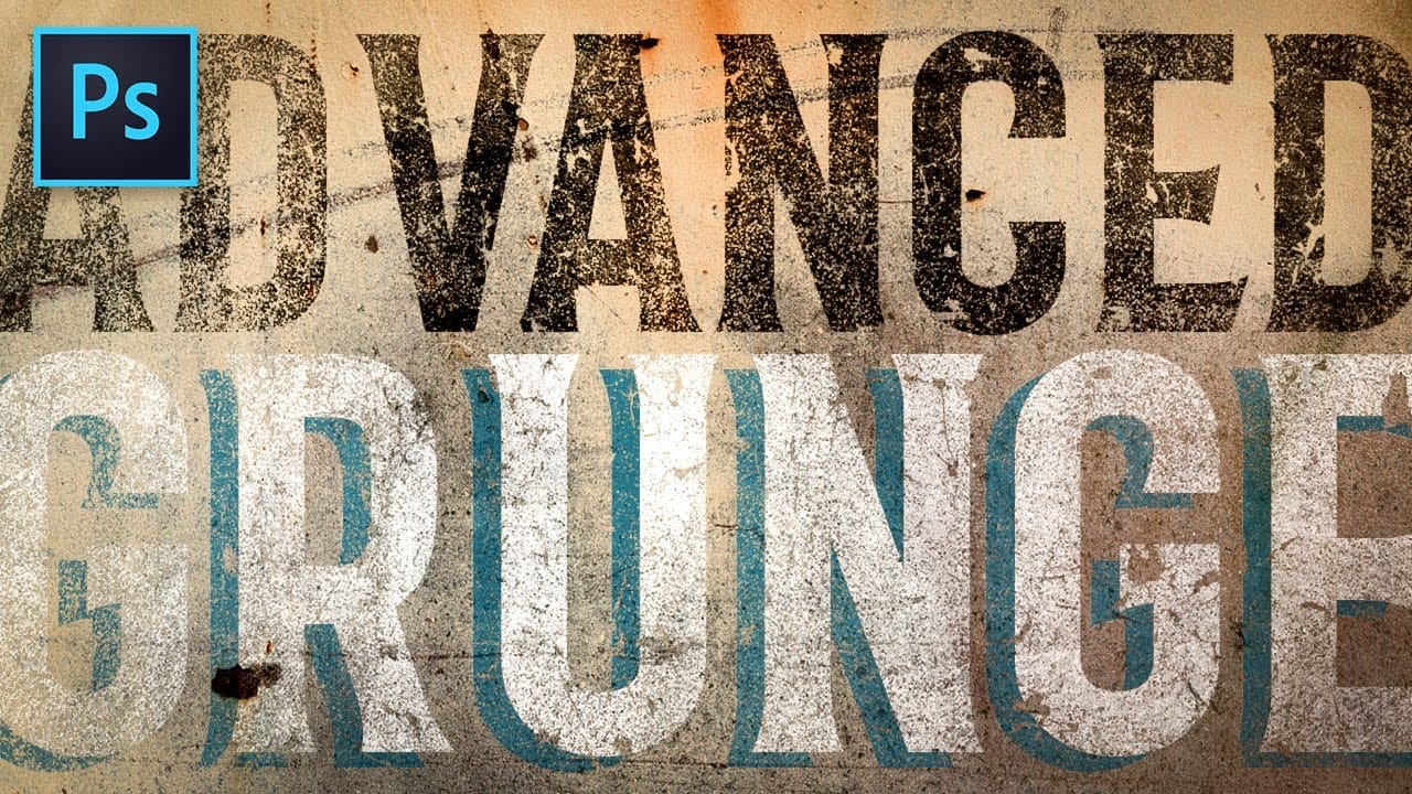 Advanced Grunge Text Effect in Photoshop