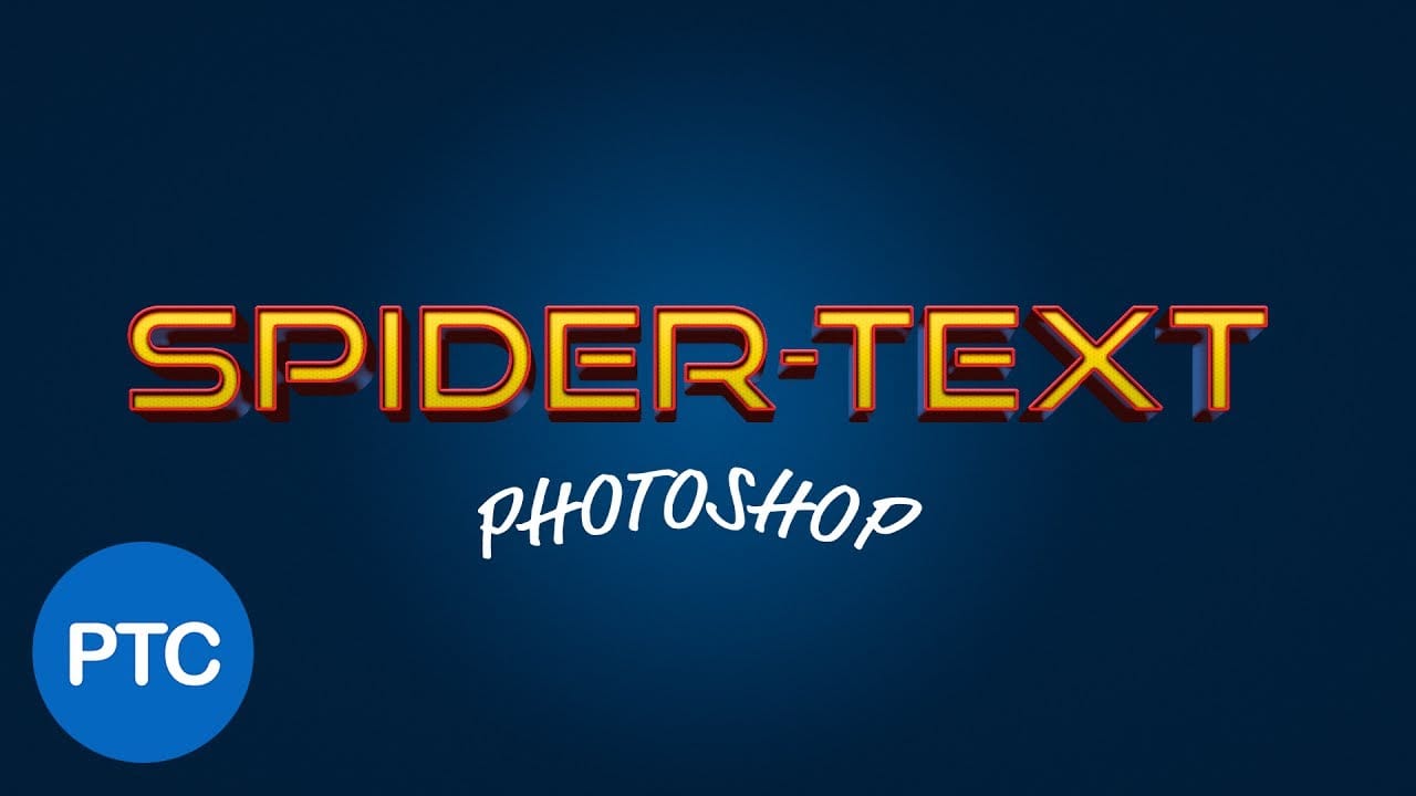 Spiderman text effect