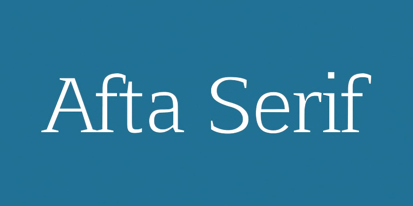 Afta Serif font family