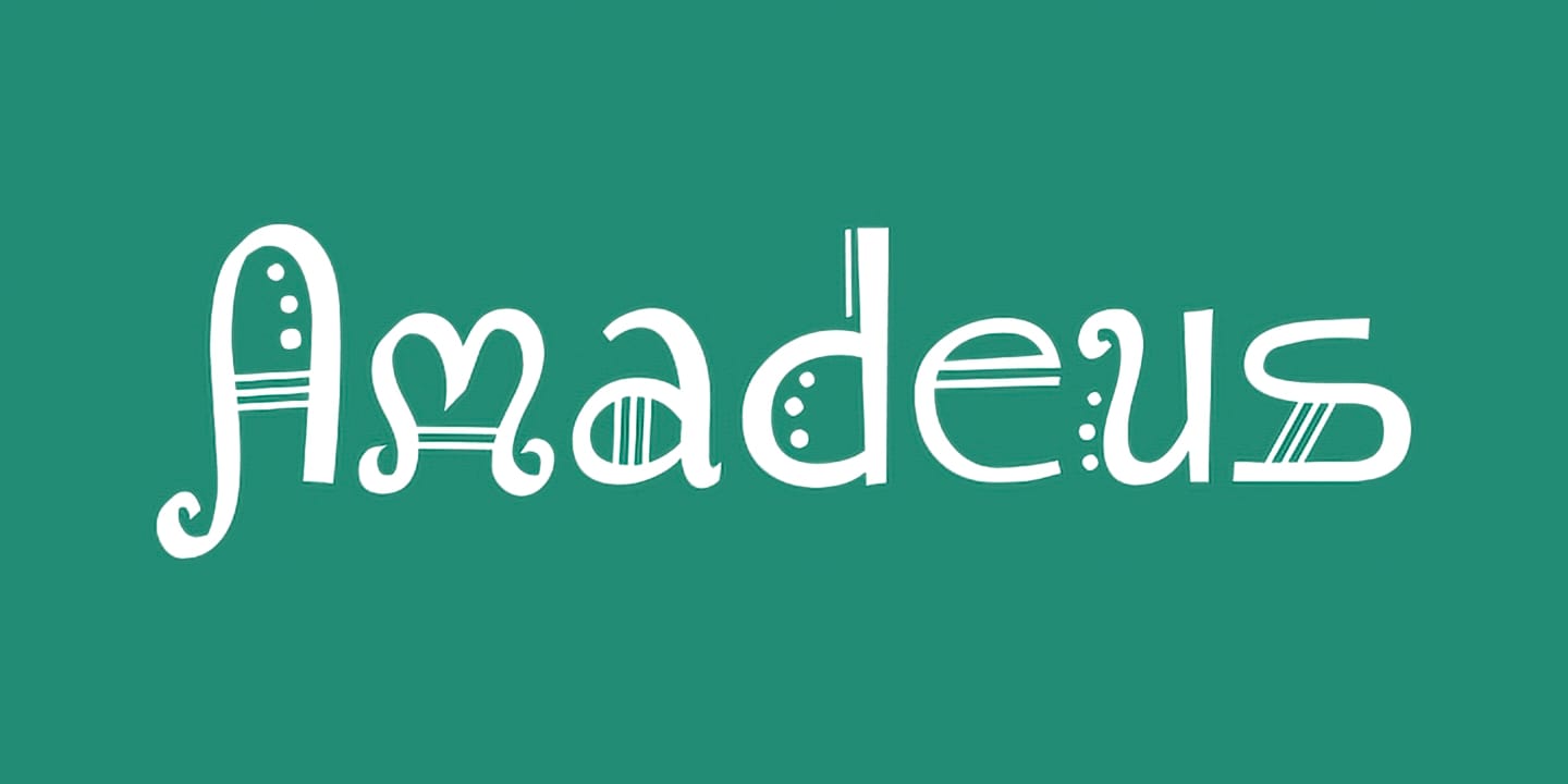 Amadeus font family