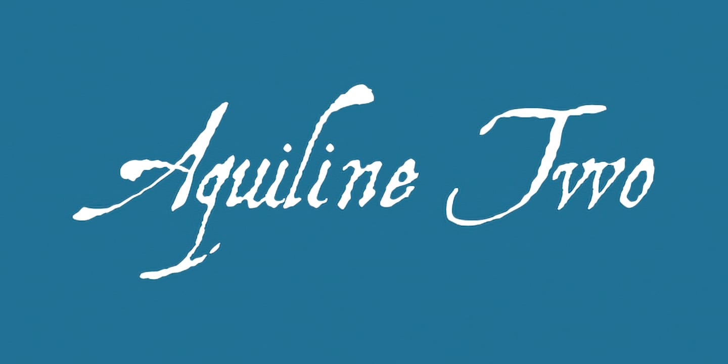 Aquiline Two font family