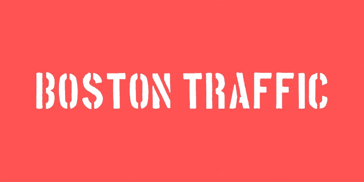 Boston Traffic font family