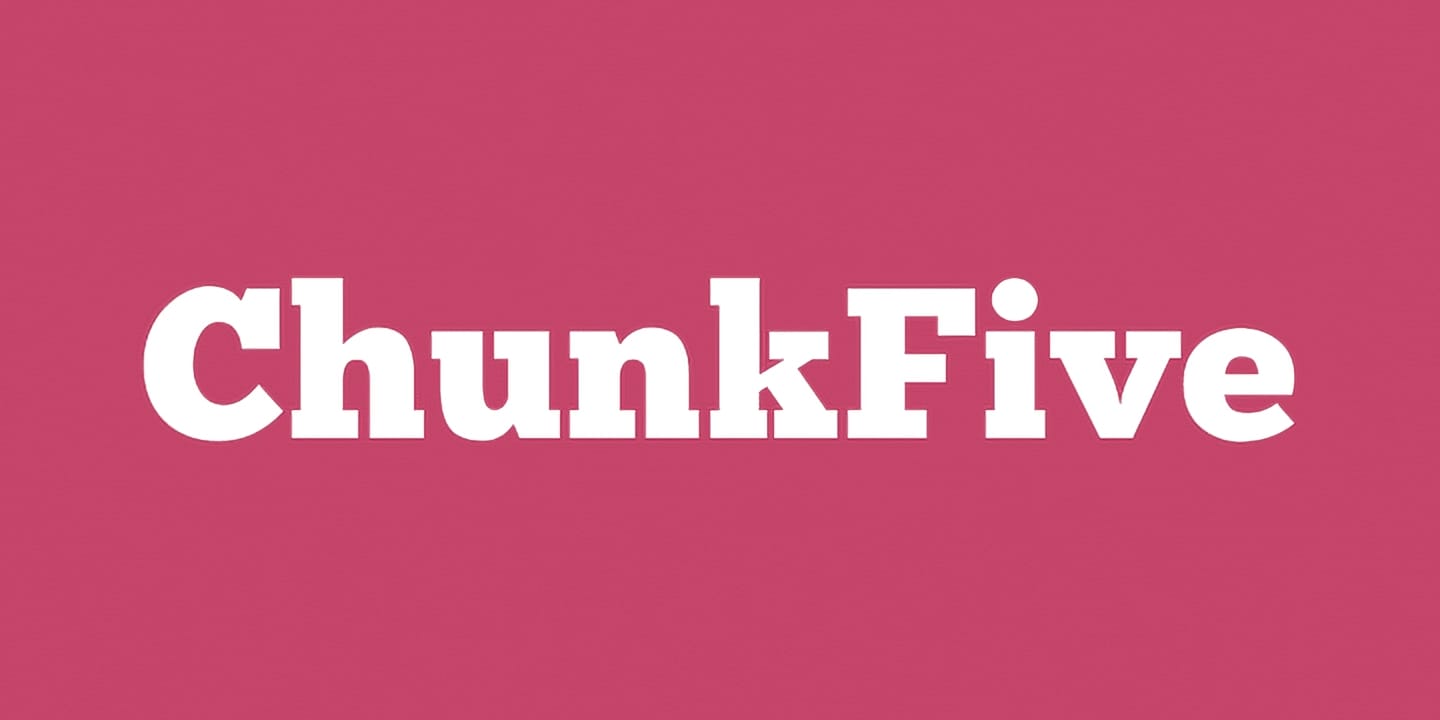 ChunkFive font family