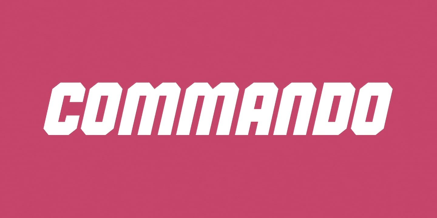 Commando font family