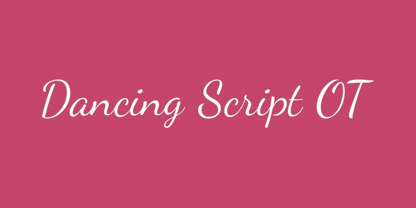 Dancing Script OT font family