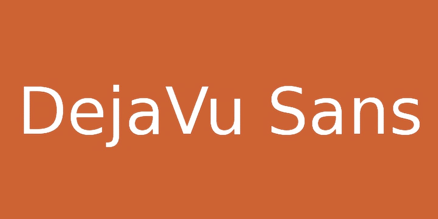 DejaVu Sans font family