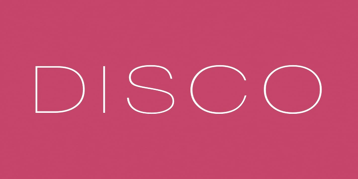 DISCO font family