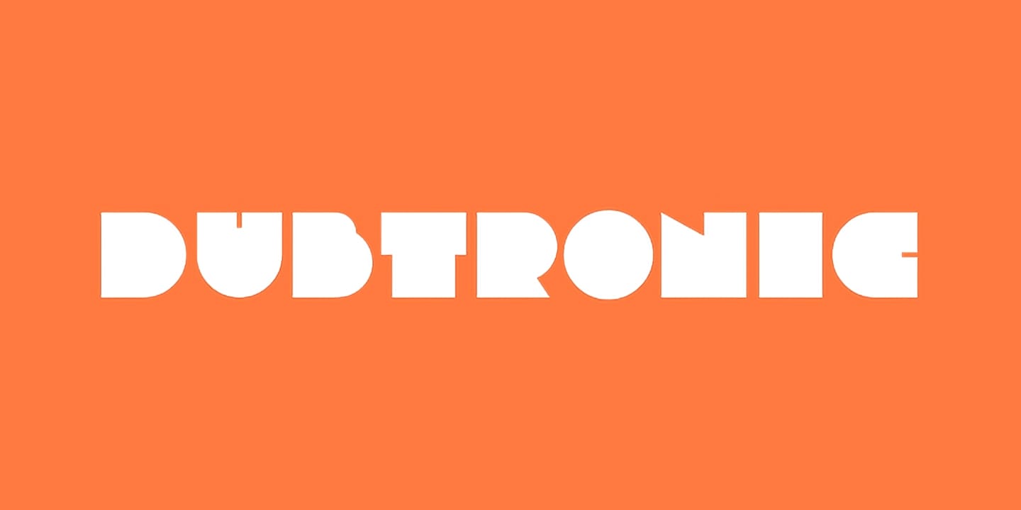 Dubtronic font family