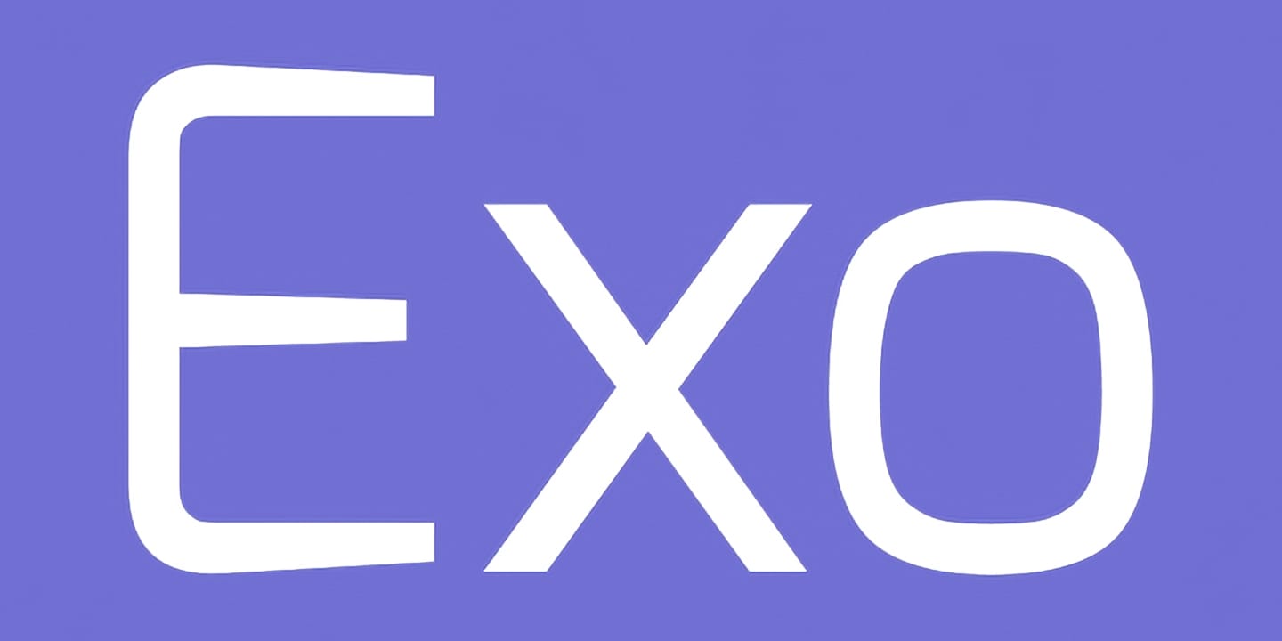 Exo font family