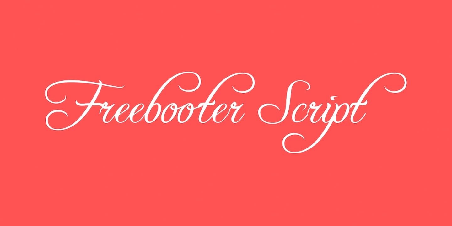 Freebooter Script font family