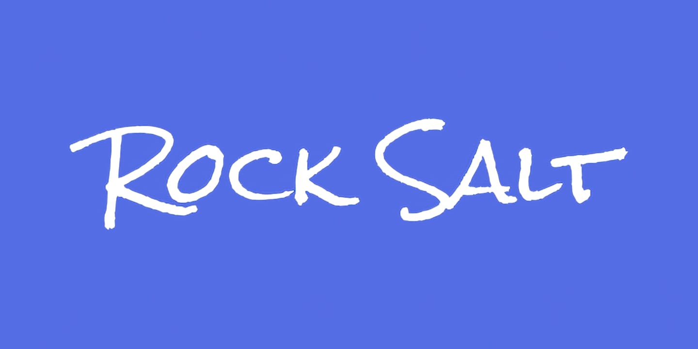 Rock Salt font family