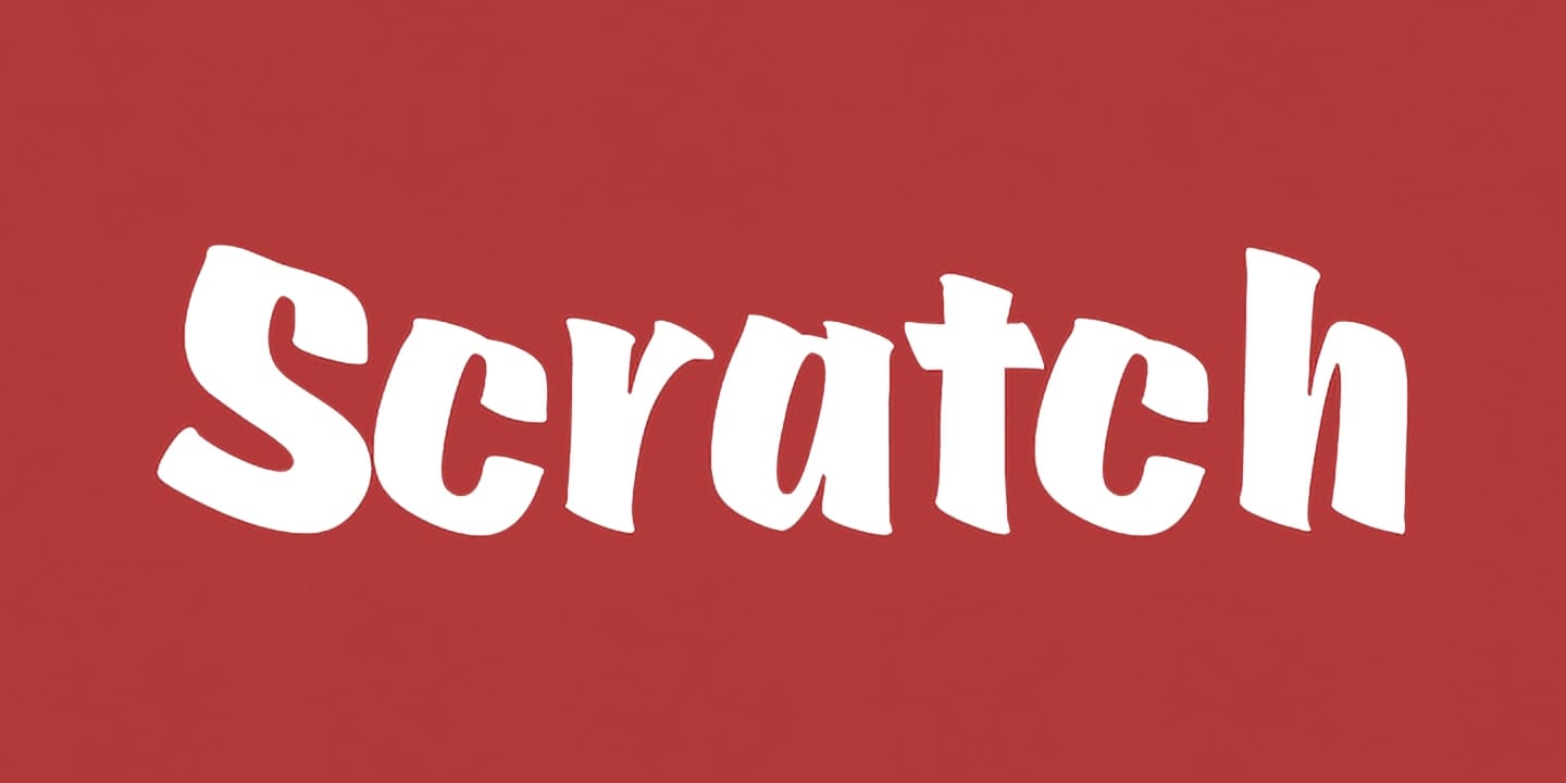 Scratch font family